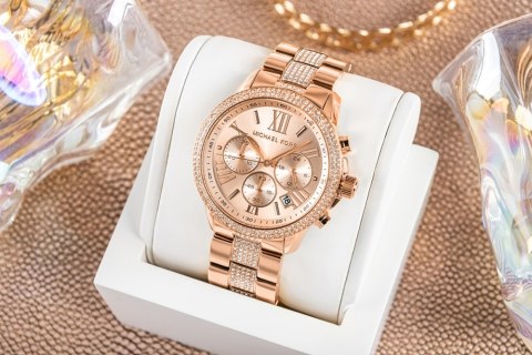 Zegarek damski Michael Kors Brynn MK7505 - różowe złoto