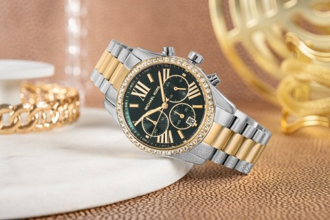 Zegarek Damski Michael Kors Lexington MK7303 - Zielona Tarcza