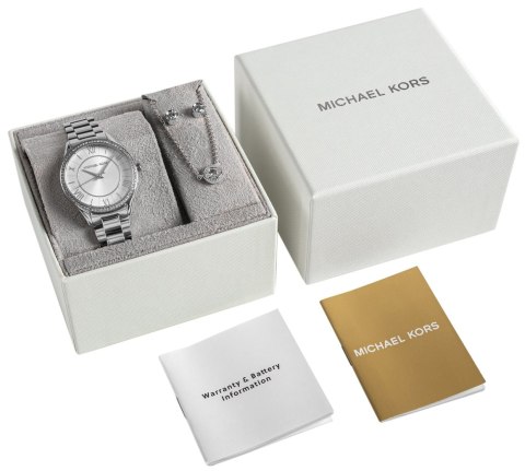 Zestaw damski Michael Kors Lauryn MK4851SET - srebrny