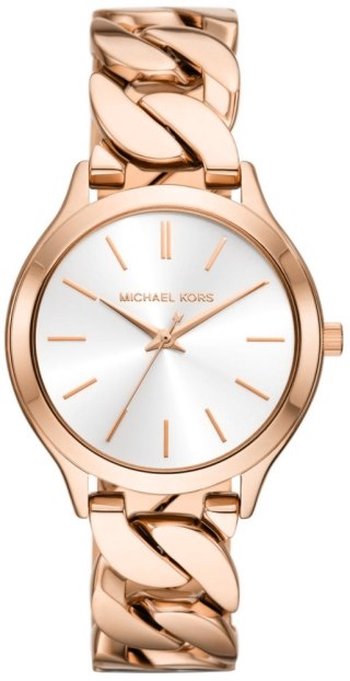 Zegarek Damski Michael Kors Slim Runway MK7473 Różowe Złoto