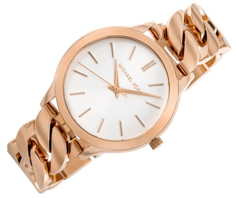 Zegarek Damski Michael Kors Slim Runway MK7473 Różowe Złoto