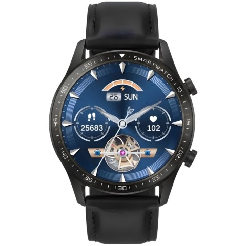 Smartwatch Gravity GT10-2 Czarny z 2 paskami