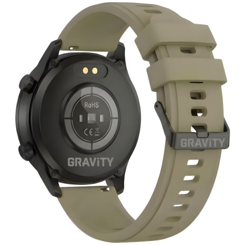 Smartwatch Gravity GT10-2 Czarny z 2 paskami
