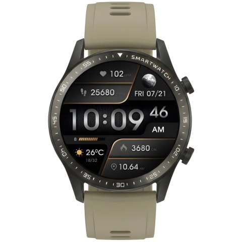 Smartwatch Gravity GT10-2 Czarny z 2 paskami