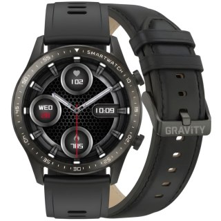 Smartwatch Gravity GT10-3 Czarny z 2 paskami