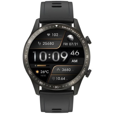 Smartwatch Gravity GT10-3 Czarny z 2 paskami