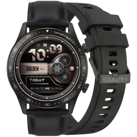 Smartwatch Gravity GT10-3 Czarny z 2 paskami