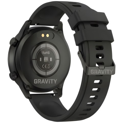 Smartwatch Gravity GT10-3 Czarny z 2 paskami