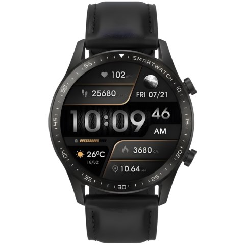 Smartwatch Gravity GT10-5 Czarny z niebieskim paskiem