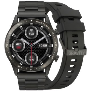 Smartwatch Gravity GT10-1 Czarny - Pasek i Bransoleta