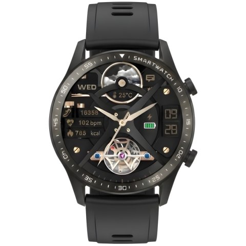 Smartwatch Gravity GT10-1 Czarny - Pasek i Bransoleta