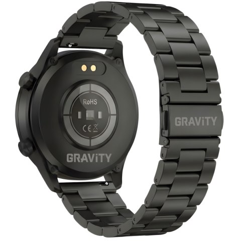 Smartwatch Gravity GT10-1 Czarny - Pasek i Bransoleta