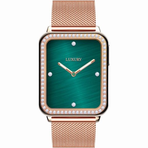 Smartwatch Gravity GT17-6 Różowe Złoto z 2 Paskami