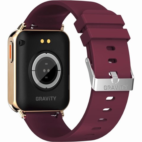Smartwatch Gravity GT17-6 Różowe Złoto z 2 Paskami