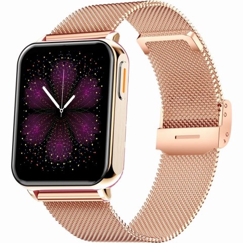 Smartwatch Gravity GT17-3 Różowe Złoto z 2 Paskami