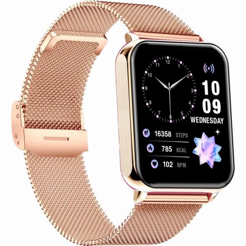 Smartwatch Gravity GT17-2 Różowe Złoto / Granatowy