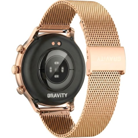 Smartwatch Gravity GT5-5 Różowe Złoto Pasek + Bransoleta