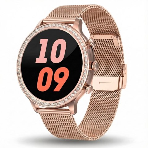 Smartwatch Gravity GT5-6 Różowe Złoto Pasek + Bransoleta