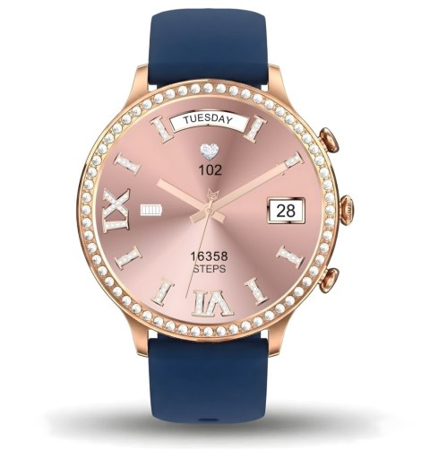 Smartwatch Gravity GT5-6 Różowe Złoto Pasek + Bransoleta