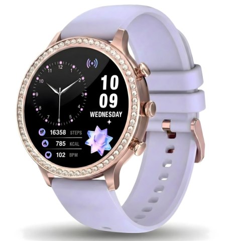 Smartwatch Gravity GT5-7 Różowe Złoto Pasek + Bransoleta