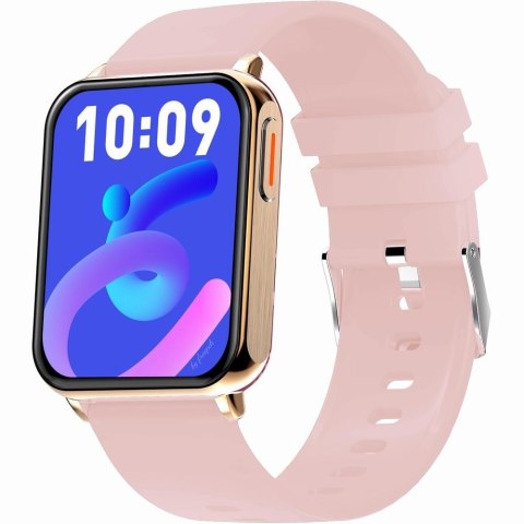 Smartwatch Gravity GT17-1 Różowe Złoto + 2 Paski