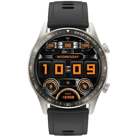 Smartwatch Gravity GT10-6 Srebrny z Bransoletą i Paskiem