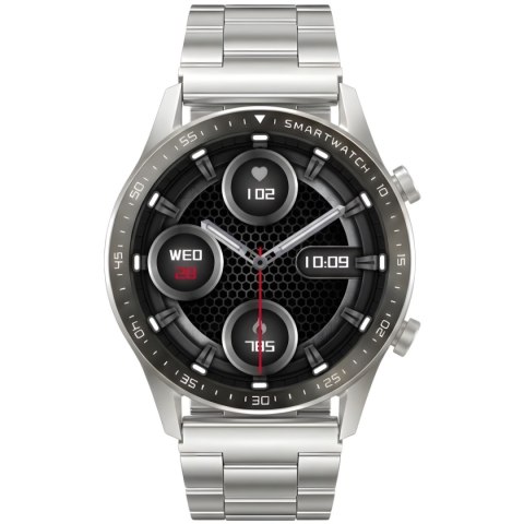 Smartwatch Gravity GT10-6 Srebrny z Bransoletą i Paskiem
