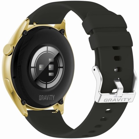 Smartwatch Gravity GT11-1 Złoty z Bransoletą i Czarnym Paskiem