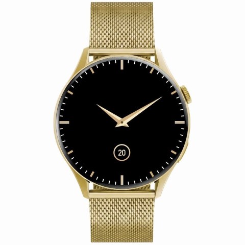 Smartwatch Gravity GT11-3 Złoty z Paskiem i Bransoletą