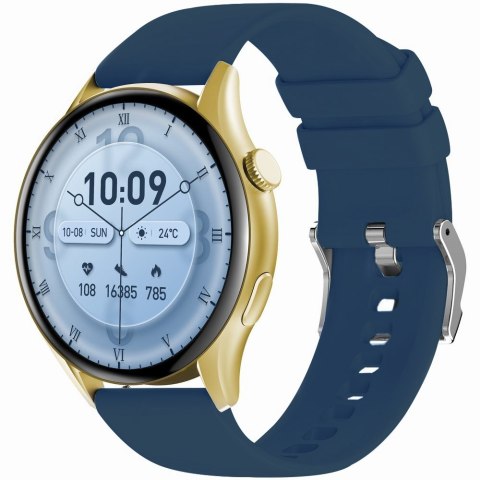 Smartwatch Gravity GT11-4 Złoty z Paskiem i Bransoletą