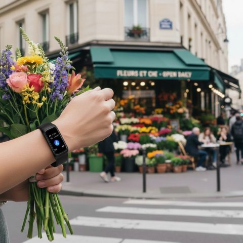 Smartband Gravity GT40-1 AMOLED Czarny
