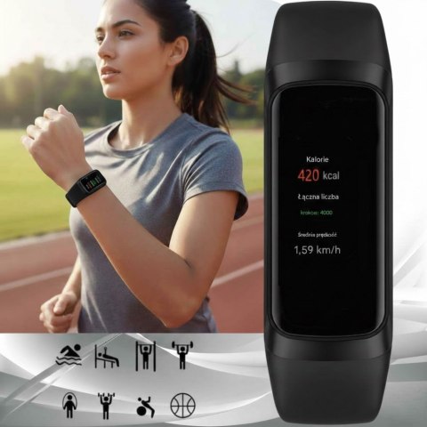 Smartband Gravity GT40-1 AMOLED Czarny