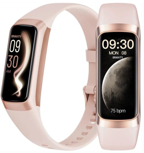 Smartband Gravity GT40-3 Różowe Złoto/Pudrowy Róż