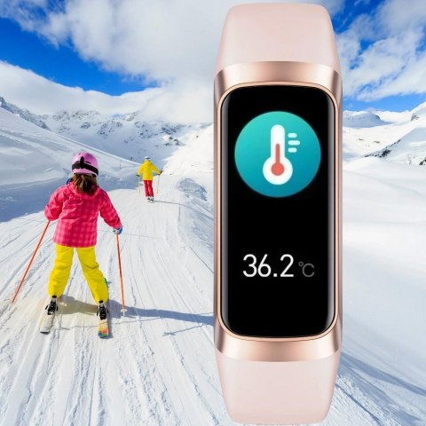 Smartband Gravity GT40-3 Różowe Złoto/Pudrowy Róż