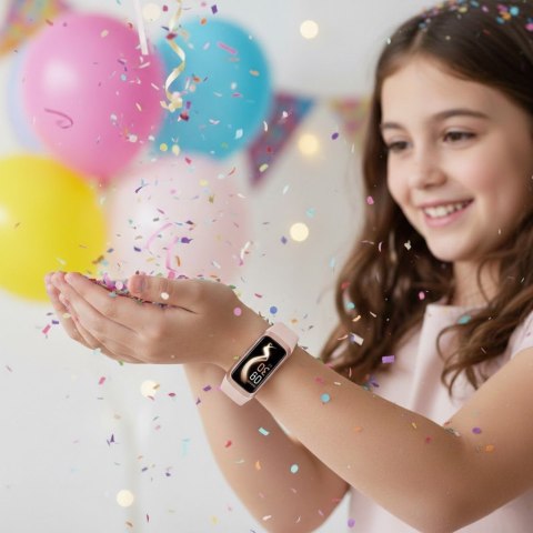 Smartband Gravity GT40-3 Różowe Złoto/Pudrowy Róż