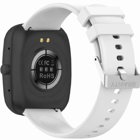 Smartwatch Gravity GT18-10 - Czarny, Asystent Głosowy, 2 Paski