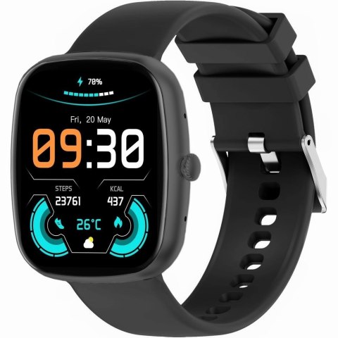 Smartwatch Gravity GT18-10 - Czarny, Asystent Głosowy, 2 Paski