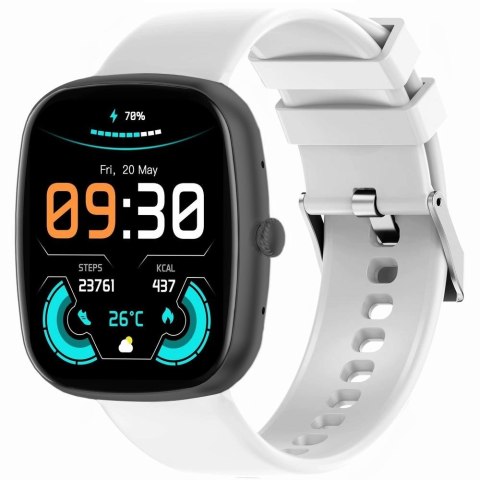 Smartwatch Gravity GT18-10 - Czarny, Asystent Głosowy, 2 Paski