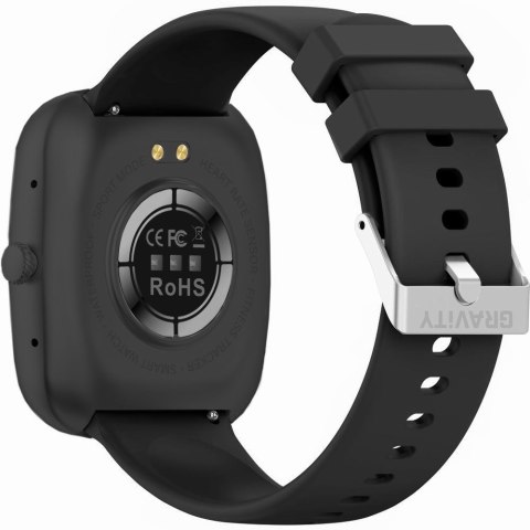 Smartwatch Gravity GT18-9 - Czarny/Fioletowy, BT Call