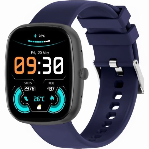 Smartwatch Gravity GT18-9 - Czarny/Fioletowy, BT Call