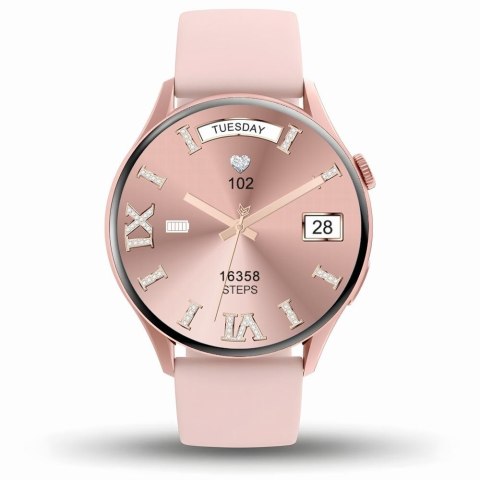 Smartwatch Gravity GT11-5 Różowe Złoto Pasek + Bransoleta