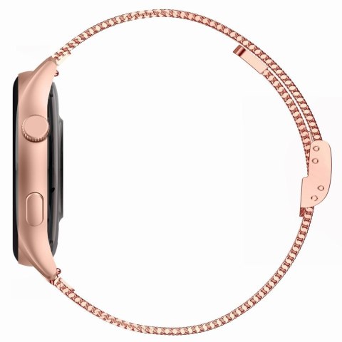 Smartwatch Gravity GT11-6 Różowe Złoto Pasek + Bransoleta