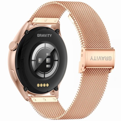 Smartwatch Gravity GT11-6 Różowe Złoto Pasek + Bransoleta