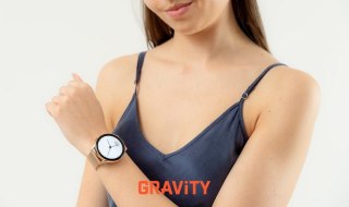Smartwatch Gravity GT11-7 Różowe Złoto Pasek + Bransoleta