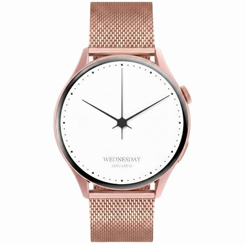 Smartwatch Gravity GT11-7 Różowe Złoto Pasek + Bransoleta