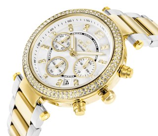 Zegarek Damski Giewont Sapphire Chronograf Złoto-Srebrny