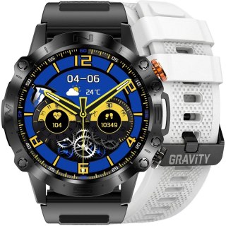 Smartwatch Gravity GT20-8 - Outdoorowy, AMOLED, 2 Paski