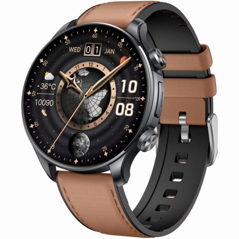 Smartwatch Gravity GT35-1 Czarny - AMOLED, Kompas, AI