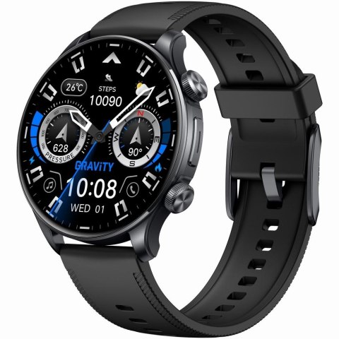 Smartwatch Gravity GT35-1 Czarny - AMOLED, Kompas, AI