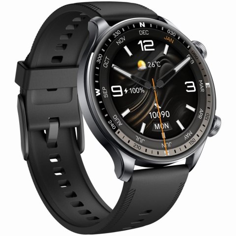 Smartwatch Gravity GT35-1 Czarny - AMOLED, Kompas, AI